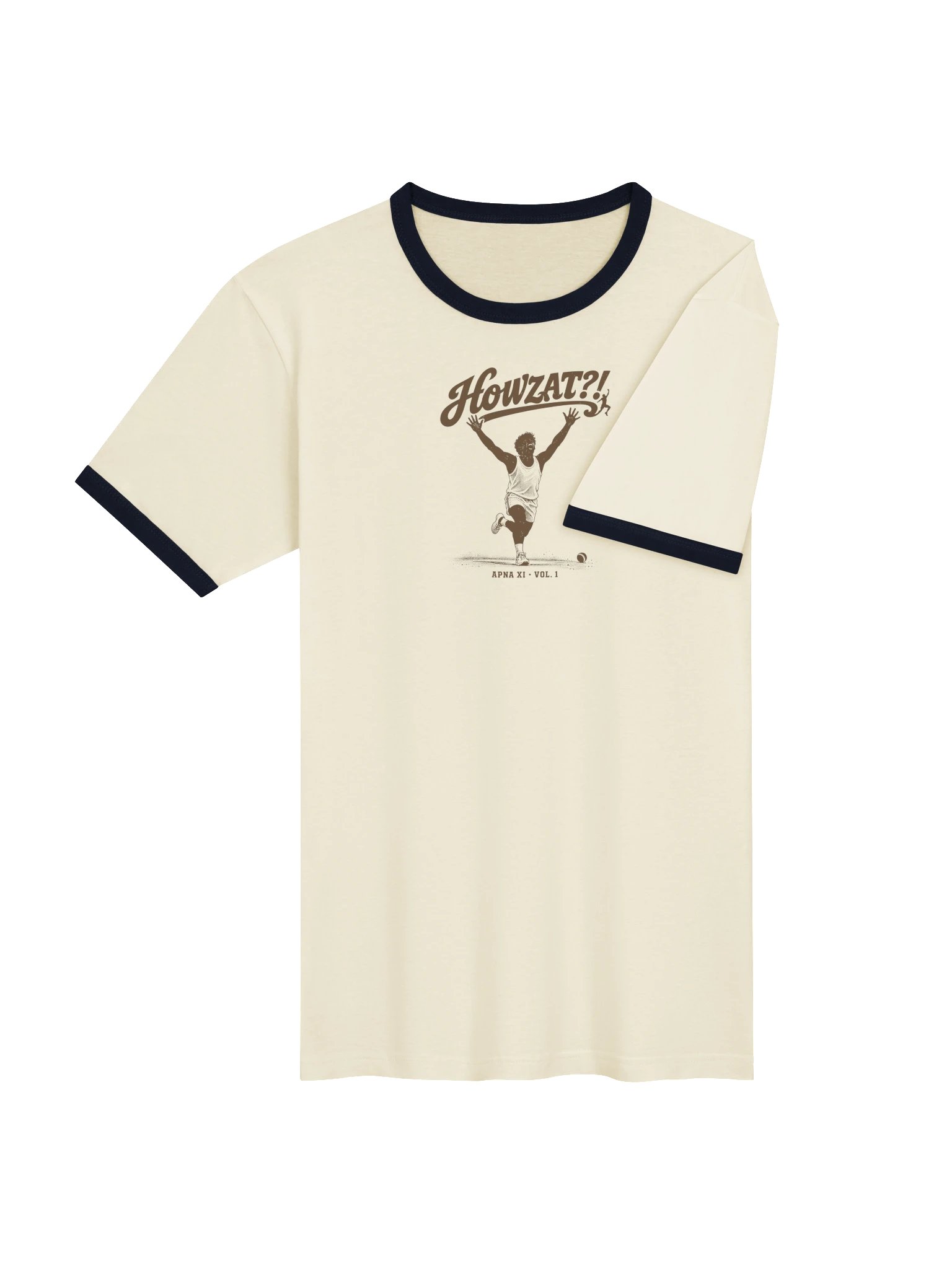Howzat?! (Ringer Tee, Front) product image (4)