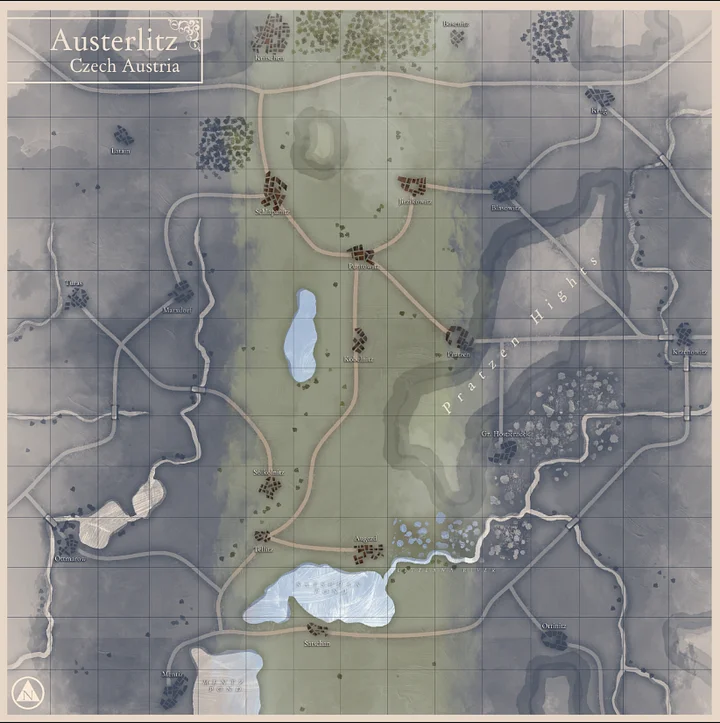 Austerlitz battle map. product image (2)