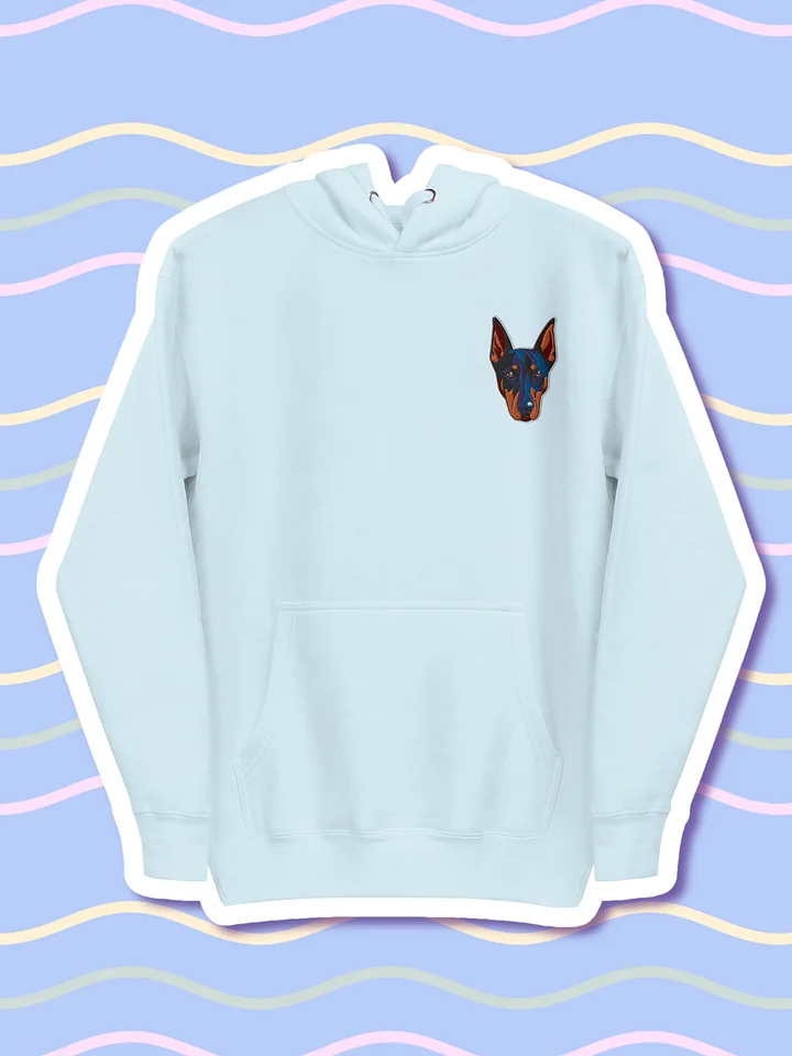 Doberman Dreams Embroidered Unisex Premium Hoodie product image (1)