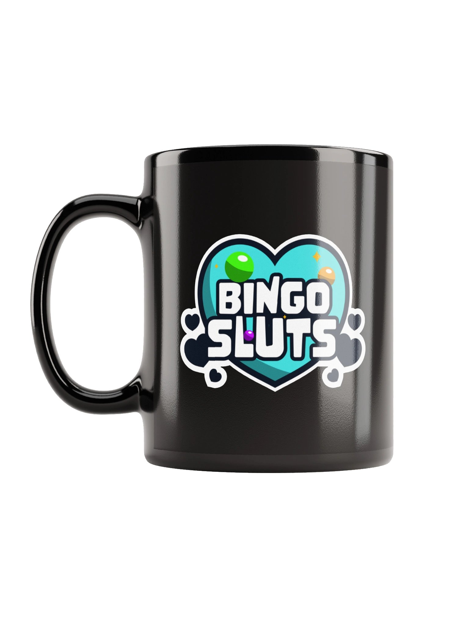 BINGO SLUTS BLACK COFFEE MUG product image (2)
