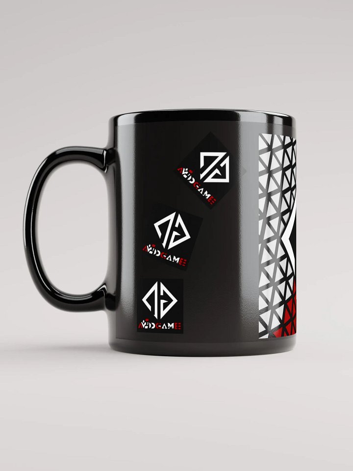 Tasse noire brillante + 2 taille au choix product image (2)