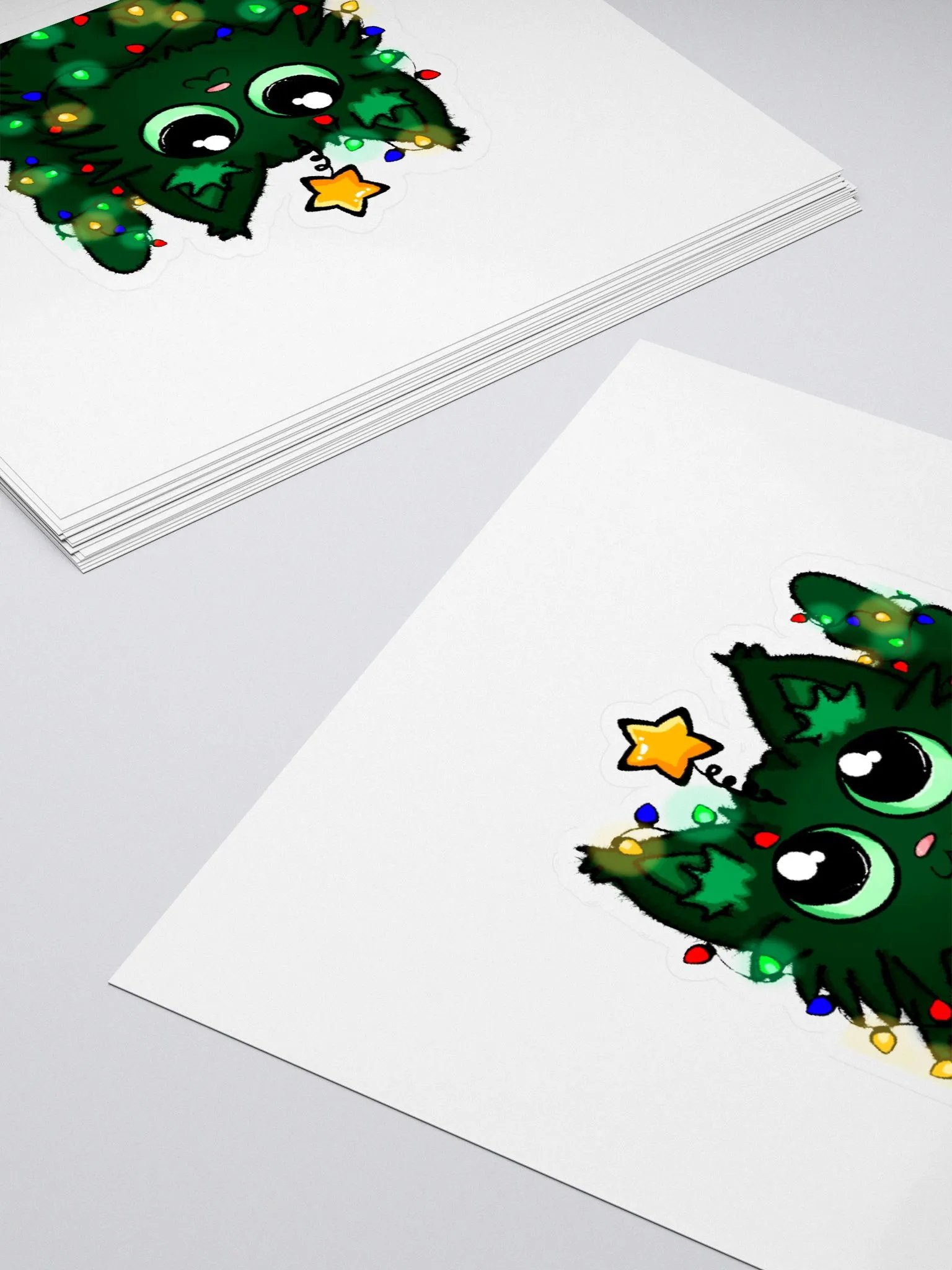 Christmas Tree Cat Sticker product image (4)