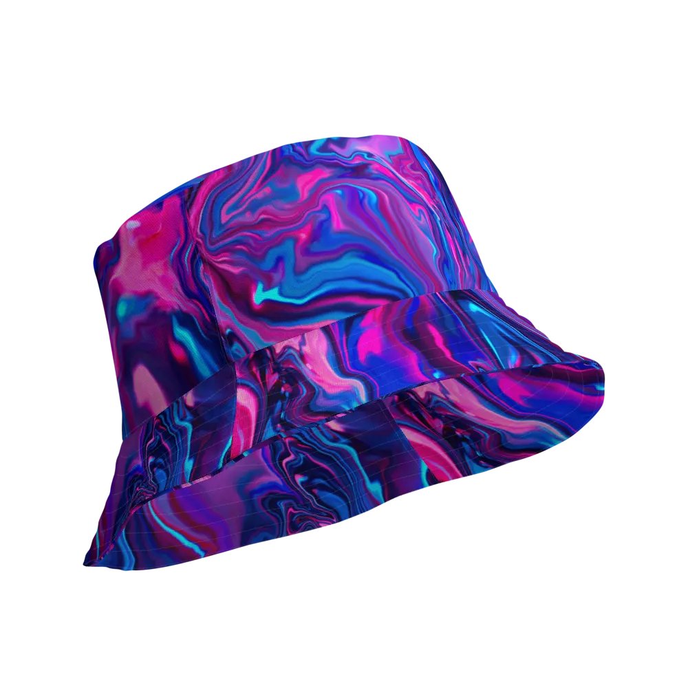 Multicolour Swirl Reversible Bucket Hat product image (3)