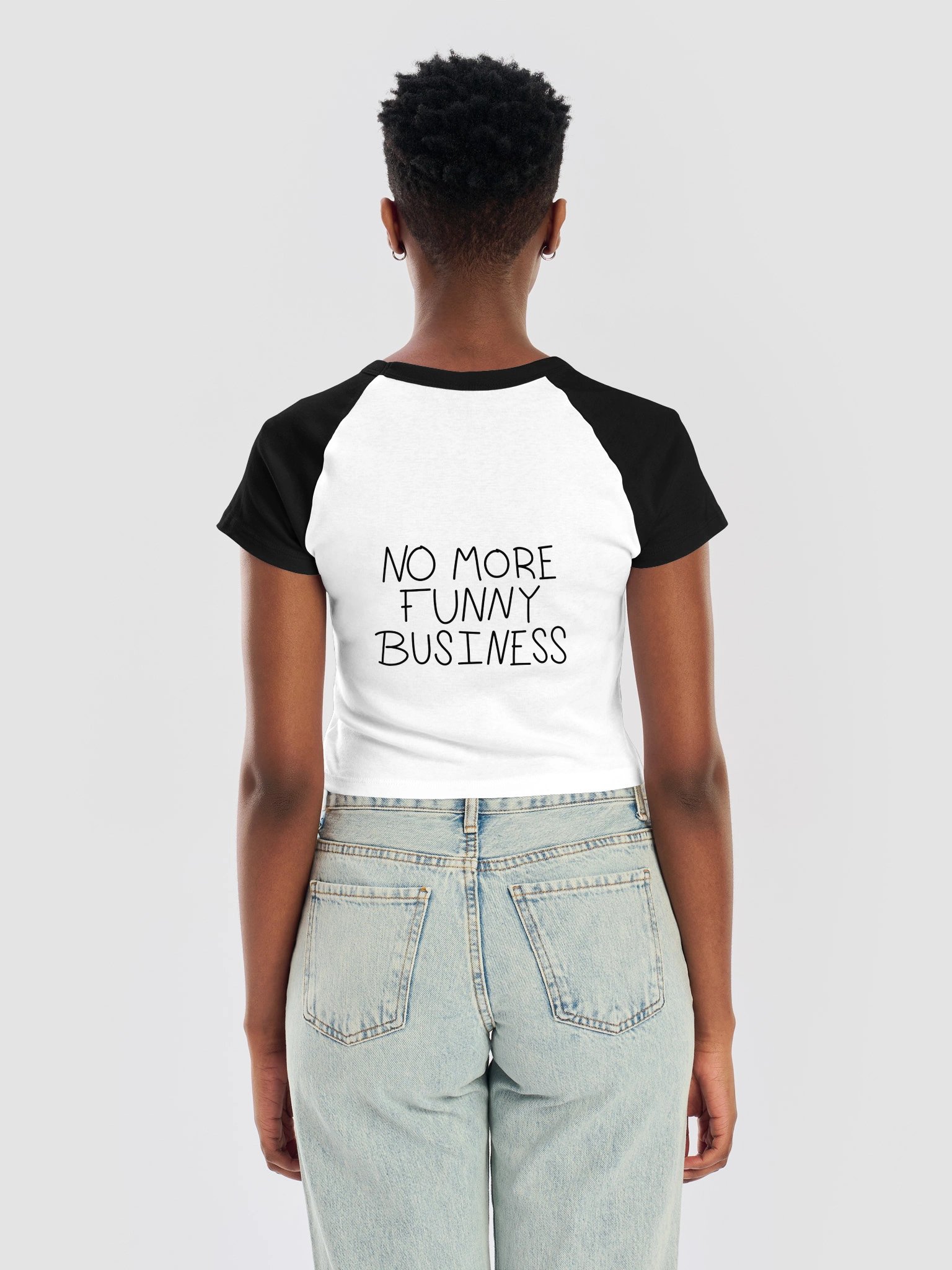 No More Funny Business - Ringer Tee product image (4)