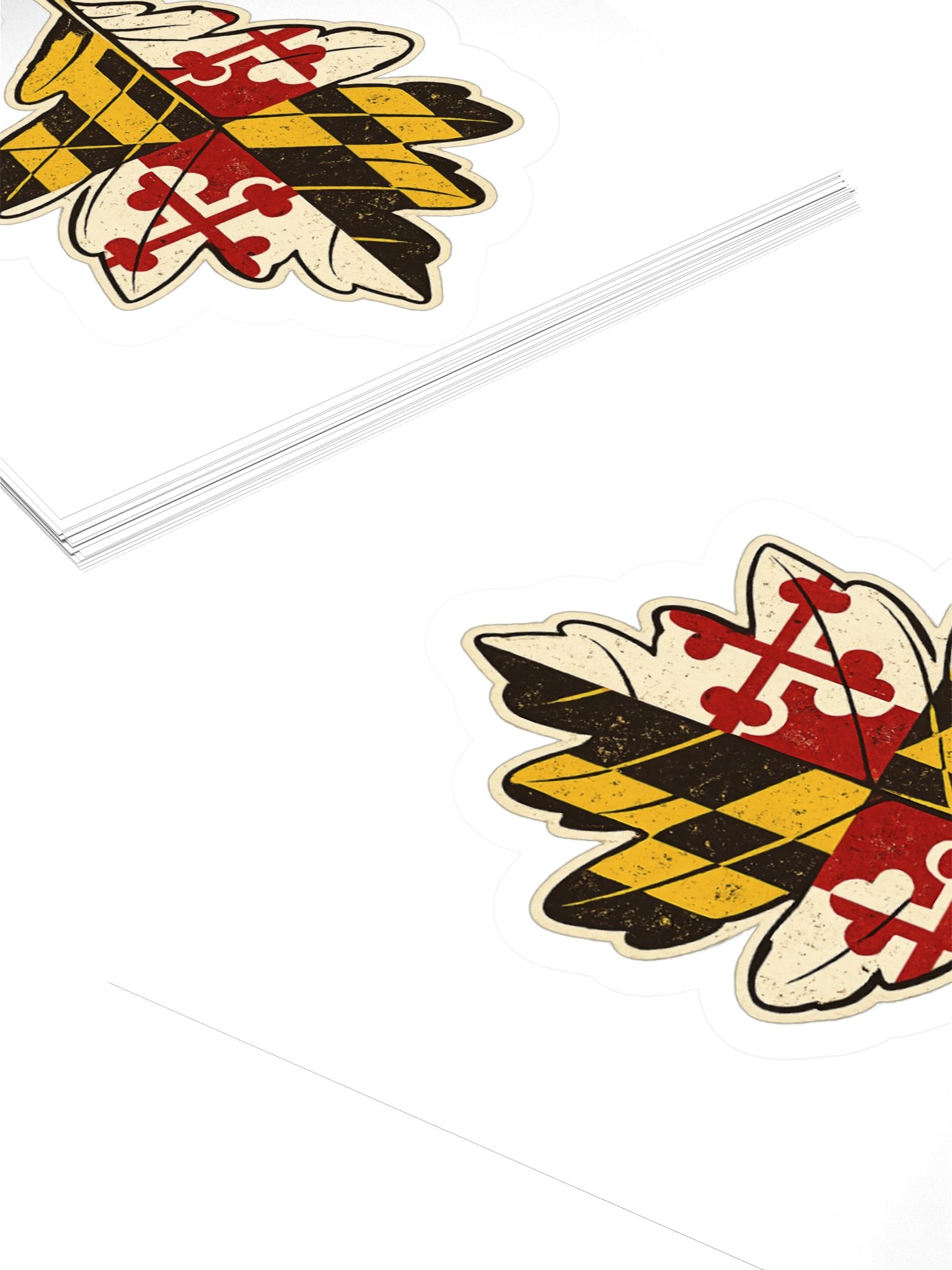 Maryland Maple Leaf Sticker product image (4)