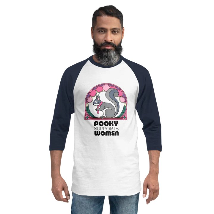 Pooky Supports Women Raglan Tee product image (2)