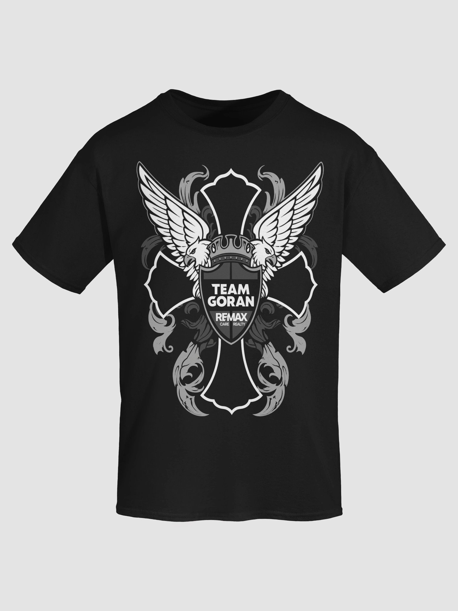 Gildan Heavyweight TEAM GORAN Winged Logo Shirt product image (1)