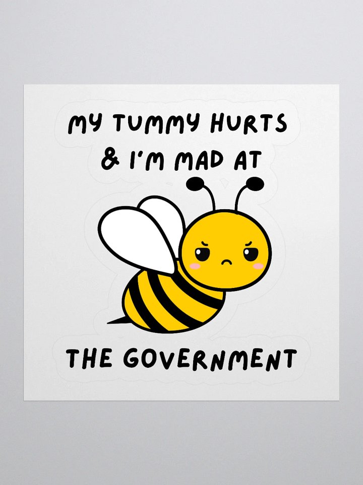 Tummy Hurts Sticker product image (1)