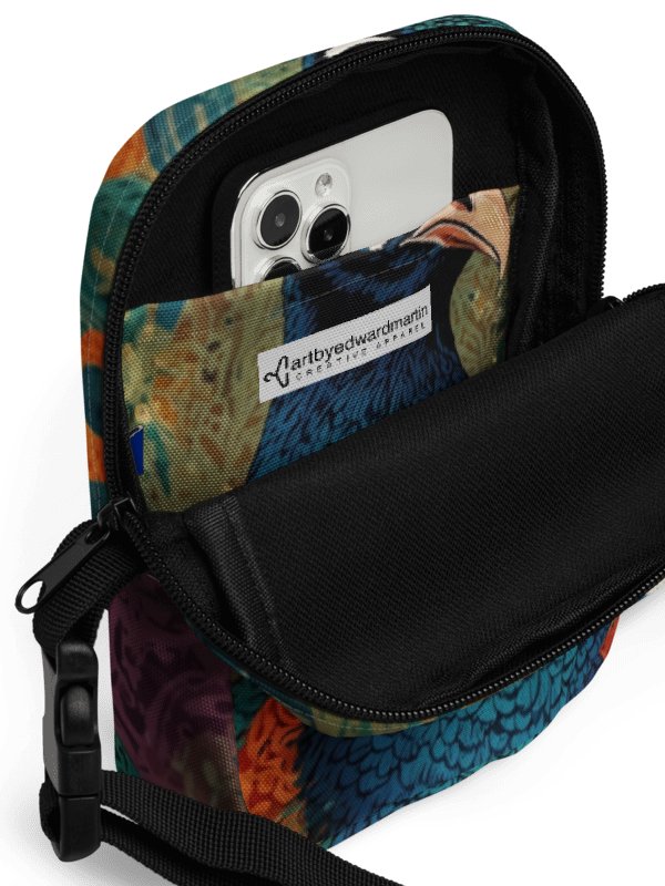 Peacock Paradise All-Over Crossbody Bag product image (2)