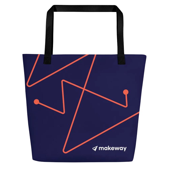 Impact Tote: Navy product image (1)