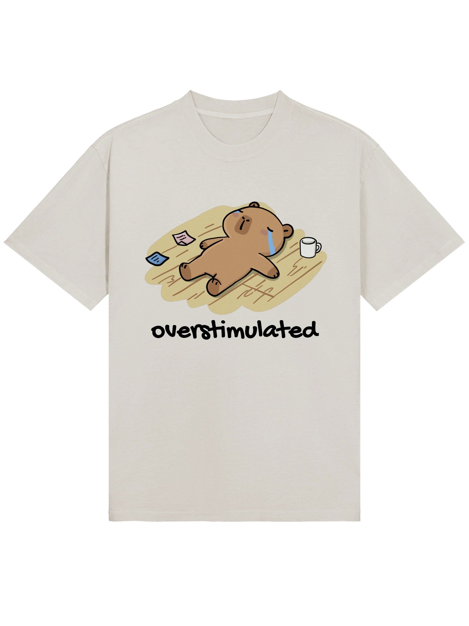 Overstimulated — Premium Oversized Faded Tee product image (2)