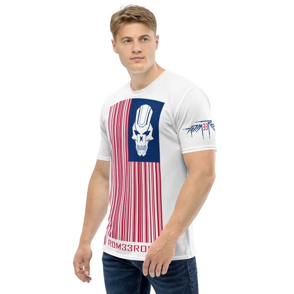 ROM33ROR American Flag Shirt White (AOP) product image (3)