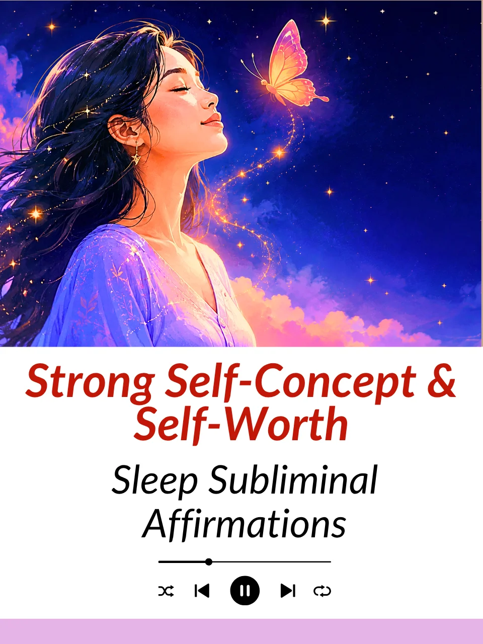 Strong Self-Concept & Self-Worth — Sleep Subliminal Affirmations | MP3 Download product image (1)