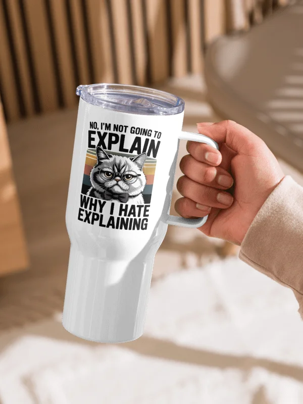 I Hate Explaining Human Design Manifestor Travel Mug product image (1)