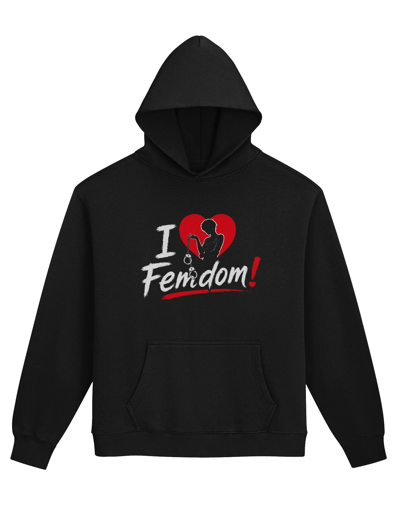 I Love Femdom! – Gothic Streetwear Hoodie product image (2)