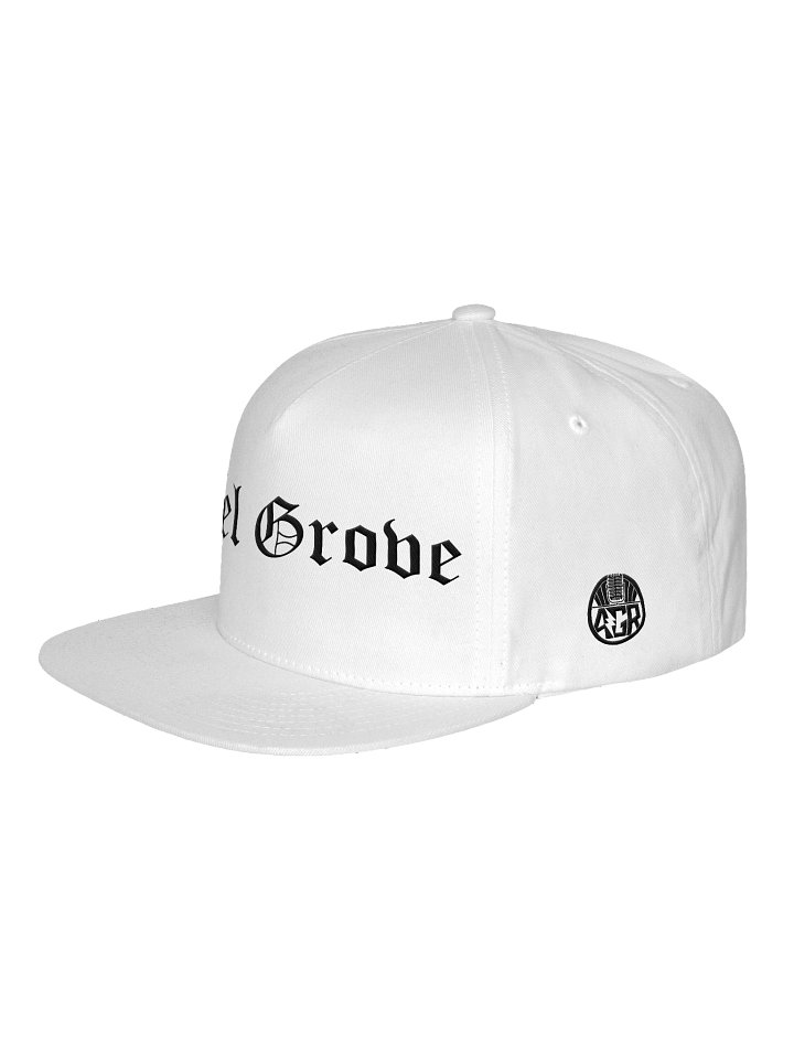Angel Grove - Olde English (White Snapback) product image (2)