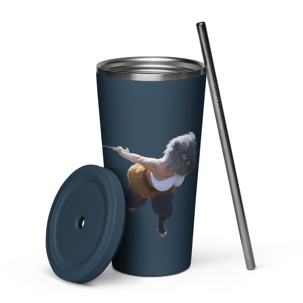 Inosuke Insulated Tumbler w/ Straw product image (7)