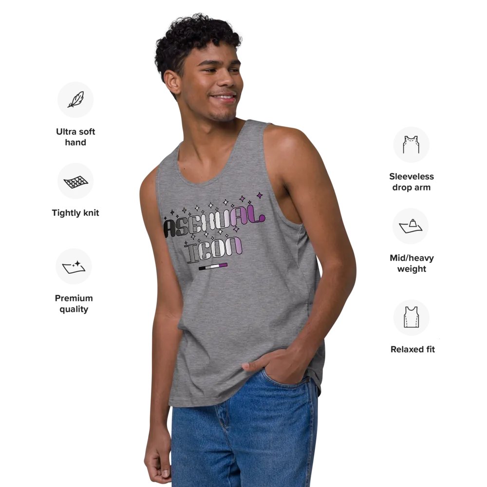 Asexual Icon Men's Premium Tank Top product image (83)