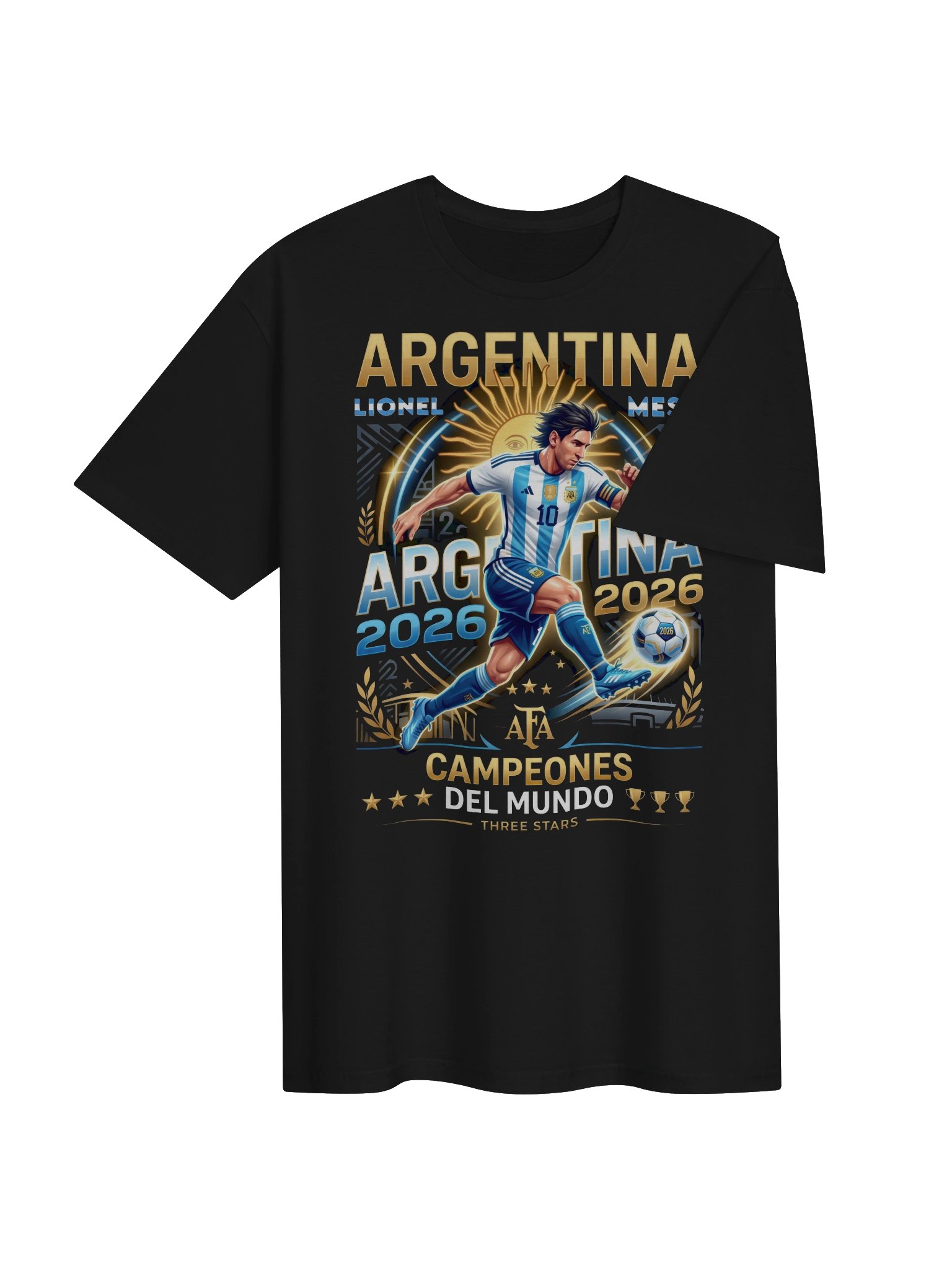 Messi Golden Legacy Argentina Graphic Tee product image (4)