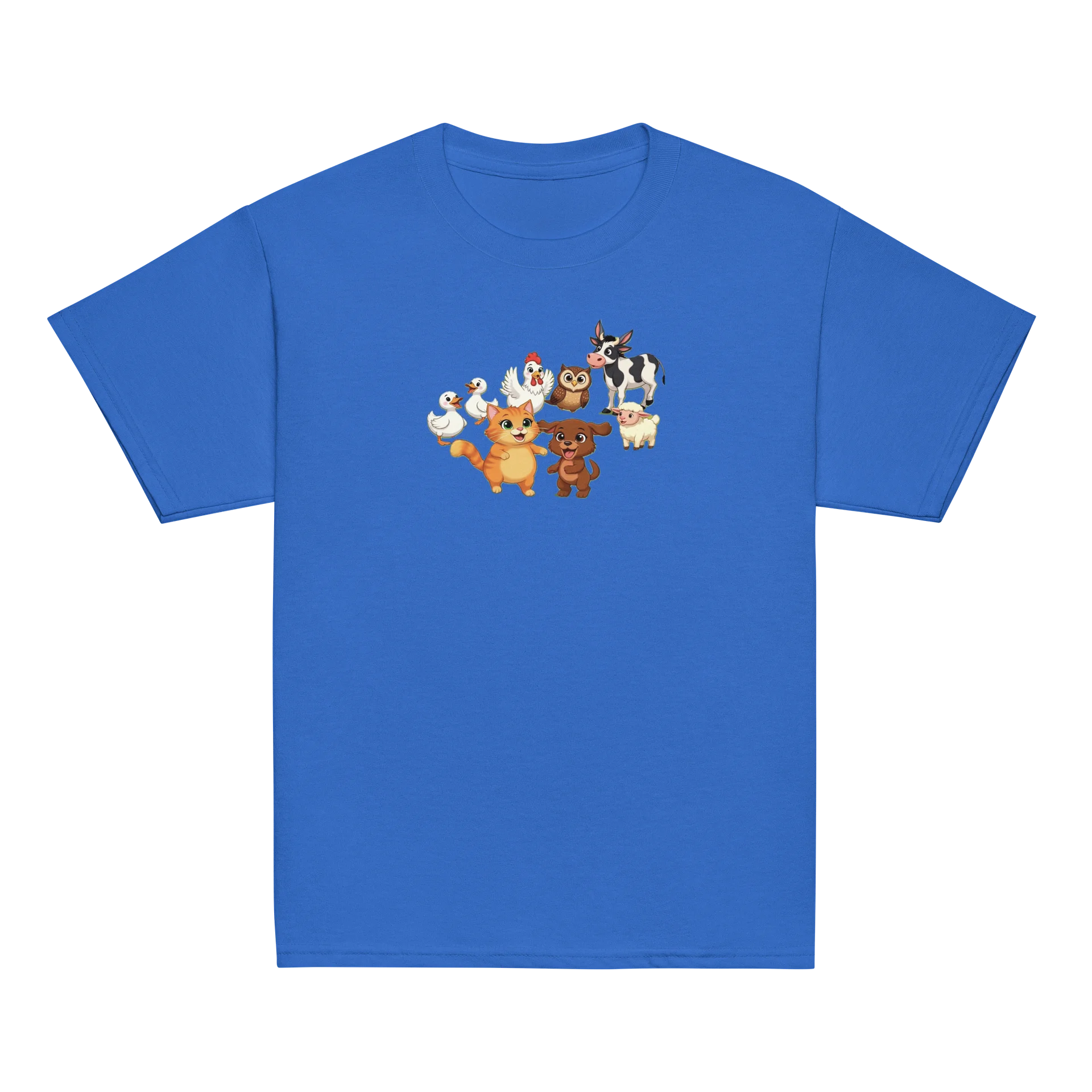Cute Cartoon Farm Animals Youth Tee product image (2)