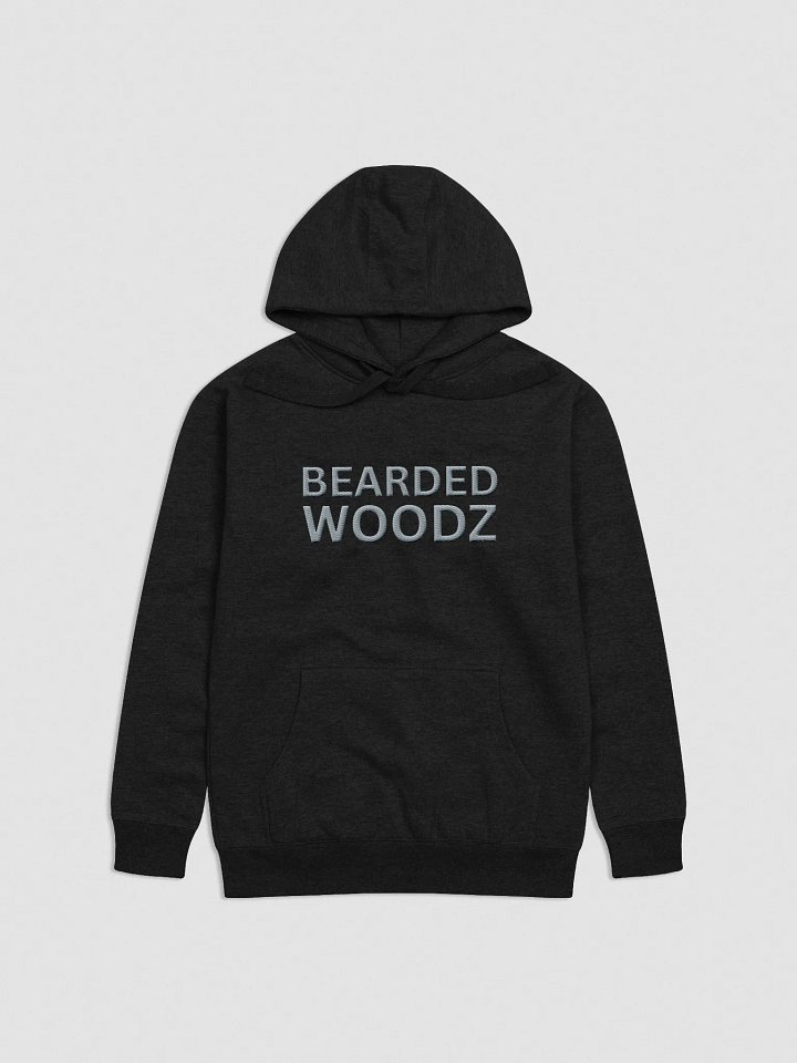 Men's Bearded Woodz Hoodie - Grey Embroidery product image (1)