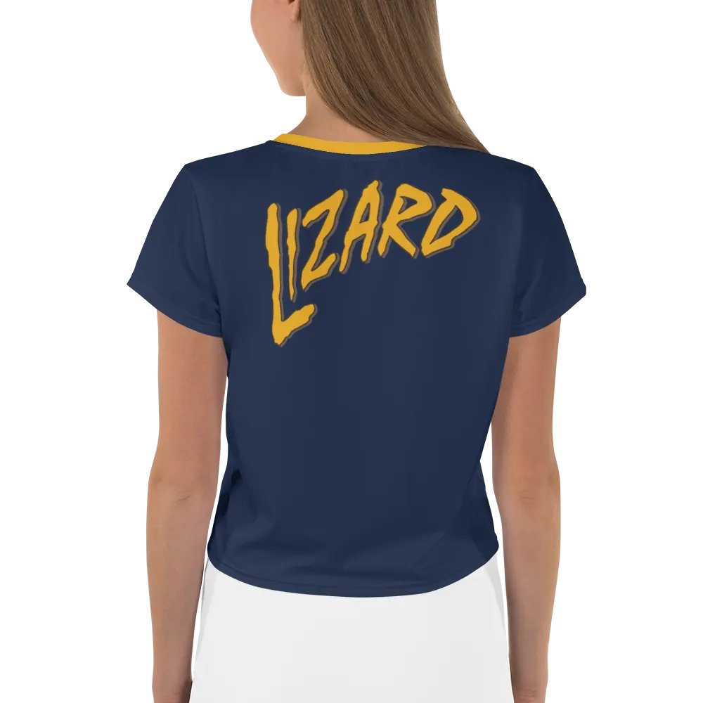 (2 sided) Lizard crop tee product image (3)