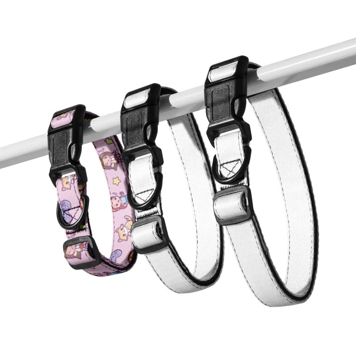 Alex & Tely Pattern Pet Collar - Pink product image (1)