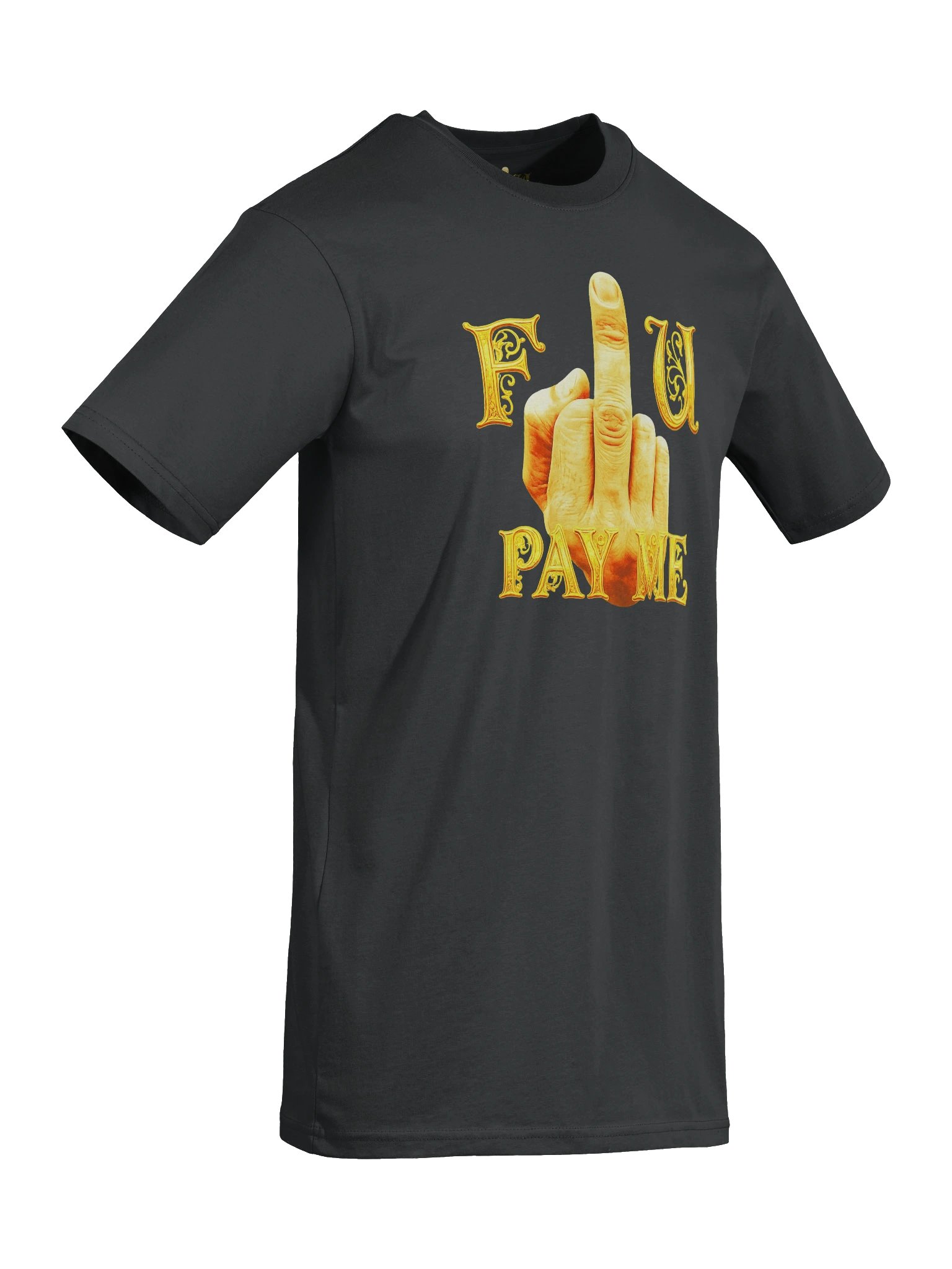 BrutalWear FU Pay Me Line Graphic Tee Shirt Urban Streetwear Design. product image (43)
