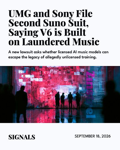 @universalmusicgroup and @sonymusic sued @sunomusic again Sept. 18 in Boston federal court. This time they assert 60,202 spec...