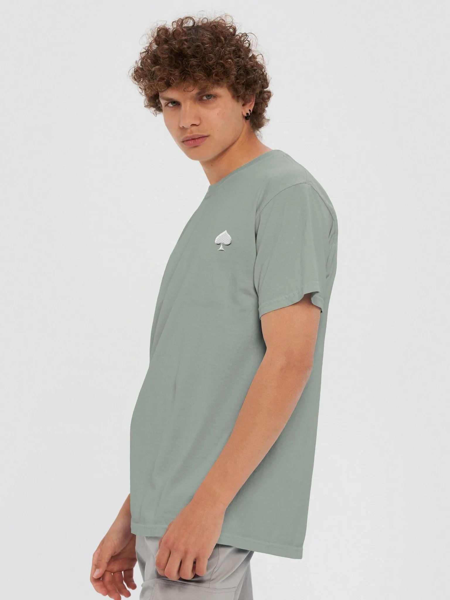 Suited Up T-Shirt: Spades (White) product image (7)