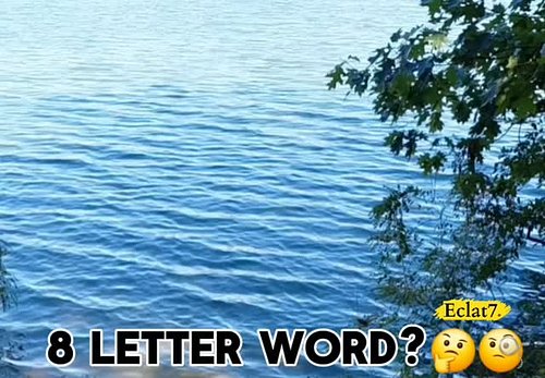 8 letter word? 🤔🧐

Reveal on Eclat7 YouTube Channel