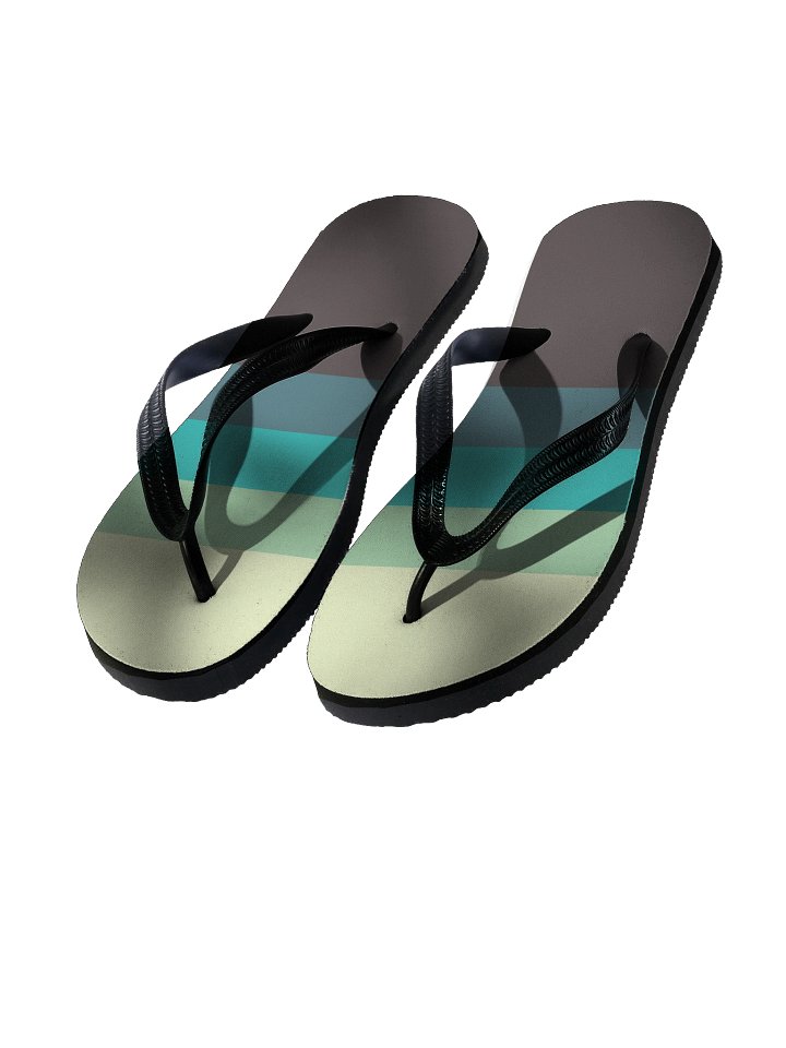 Customizable Color Block Flip-Flops product image (1)