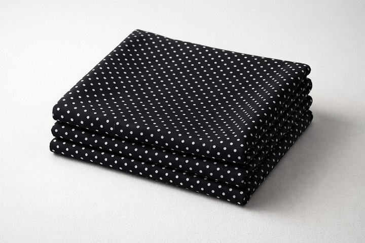 Black & White Mini Dot DBP Fabric product image (1)