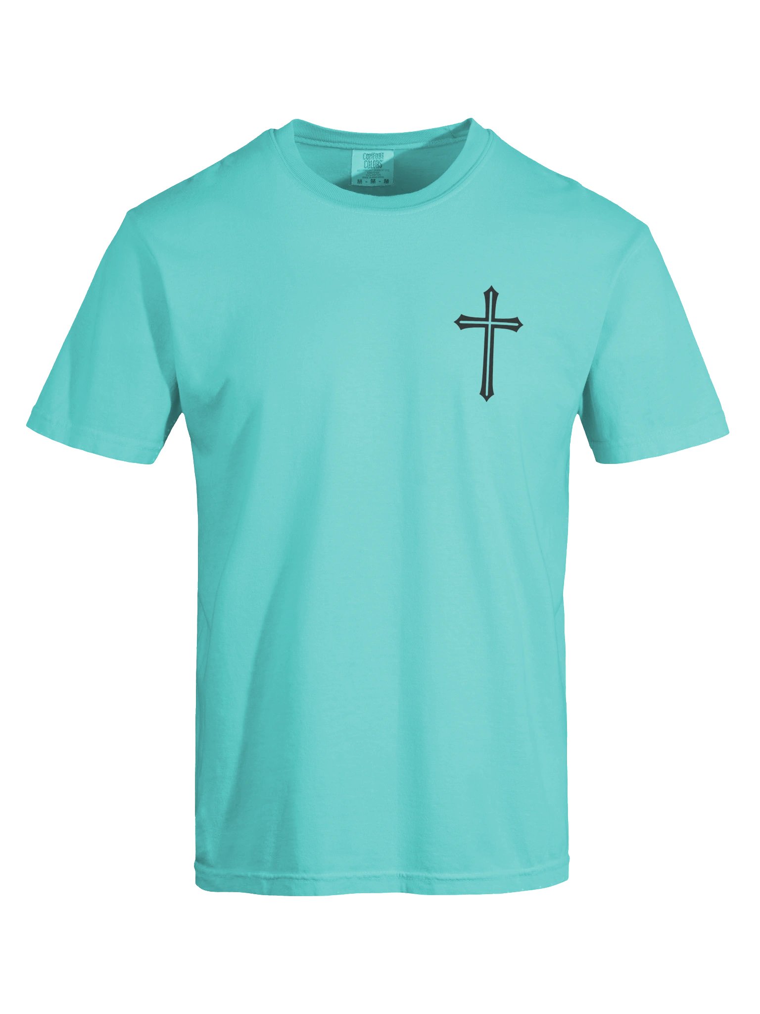 Minimal Cross Black Tee product image (5)