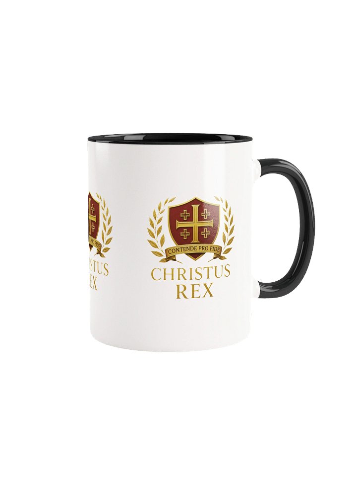 Christus Rex Shield mug product image (7)