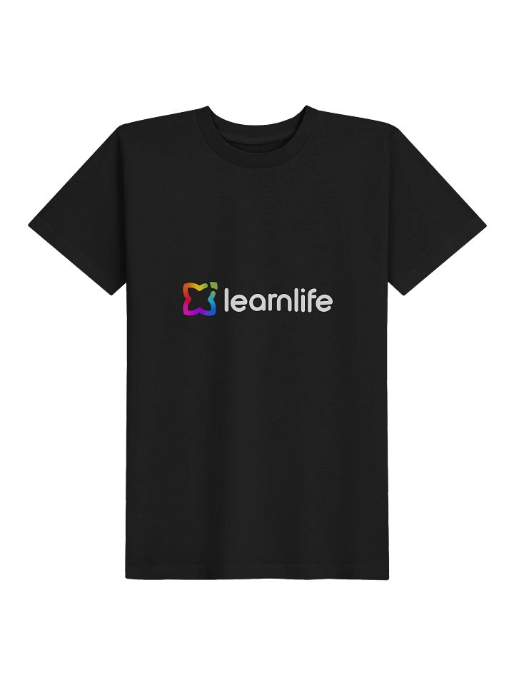 Kids Tee - Organic - Horizontal Logo - Rainbow & White product image (1)