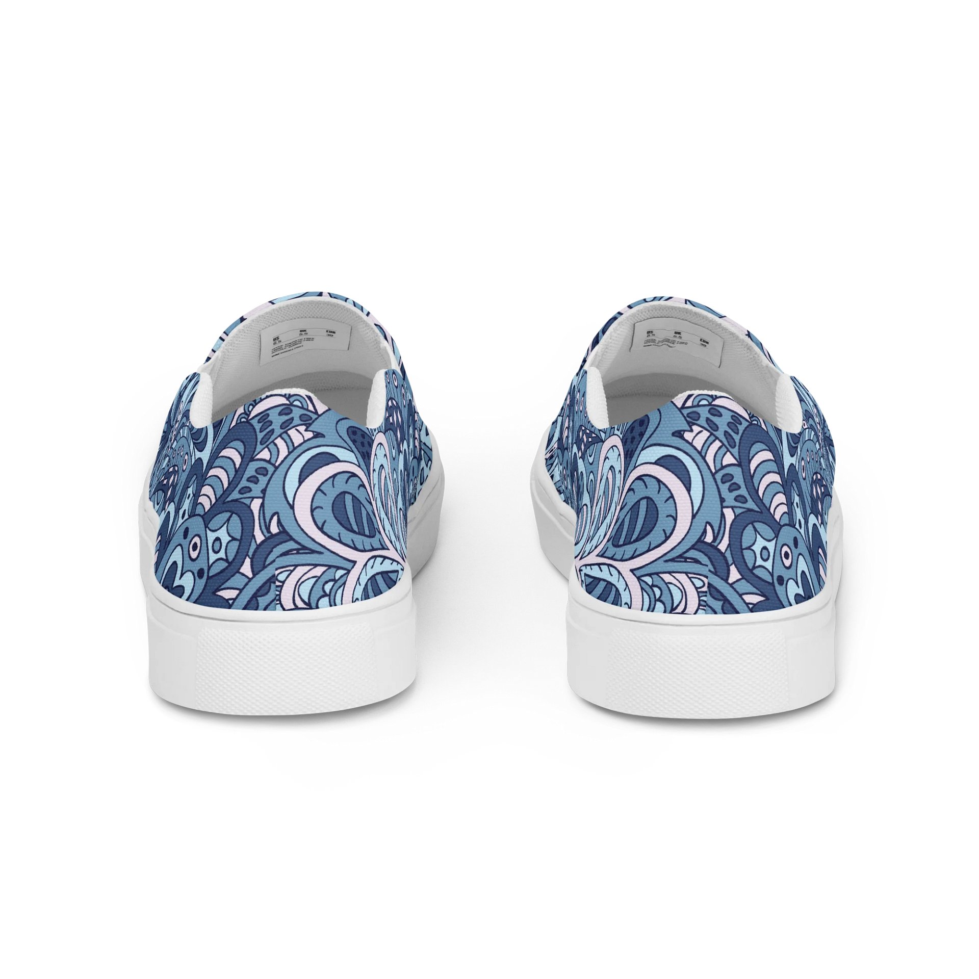 Blue Swirl Women's Slip-Ons product image (4)