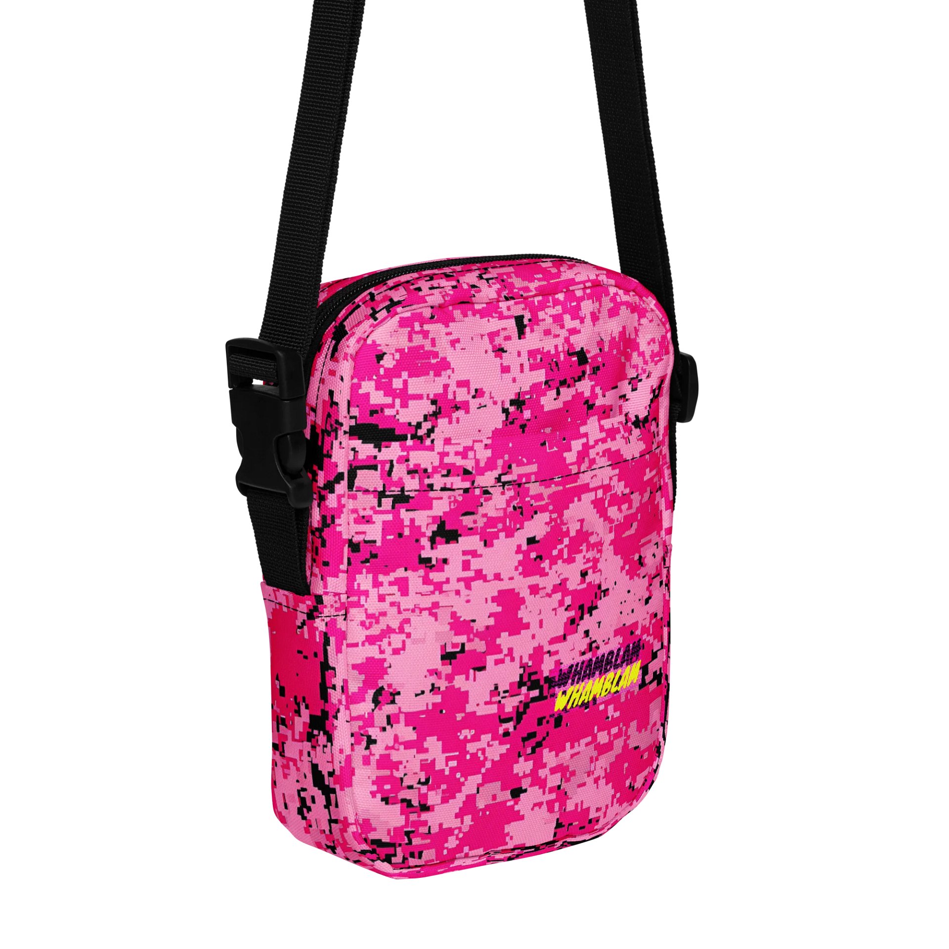 Pink Pixel Camo Crossbody Bag product image (1)