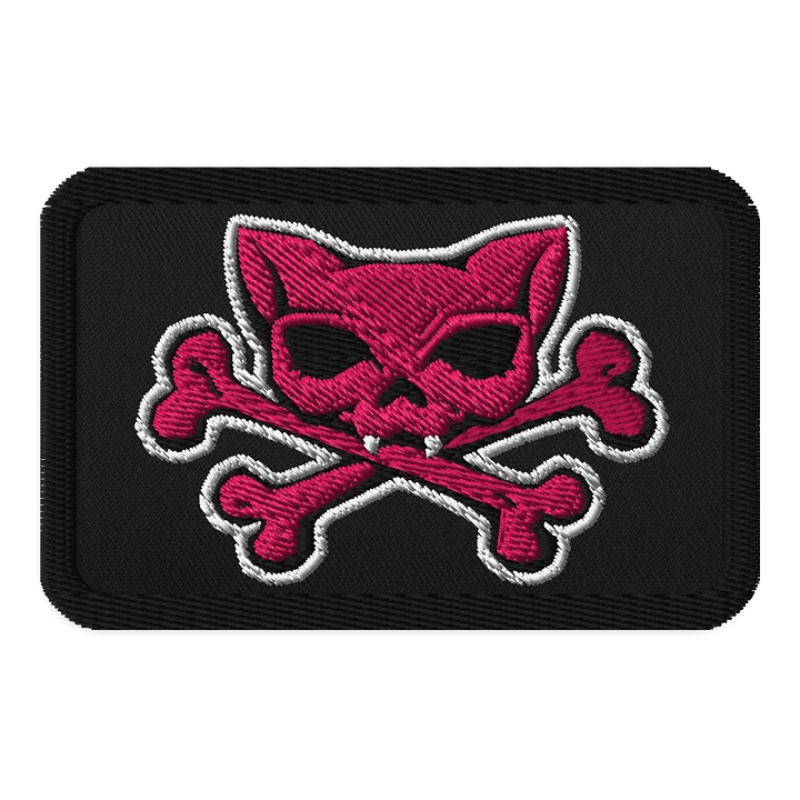 Hot Pink Kat Skull Patch product image (1)
