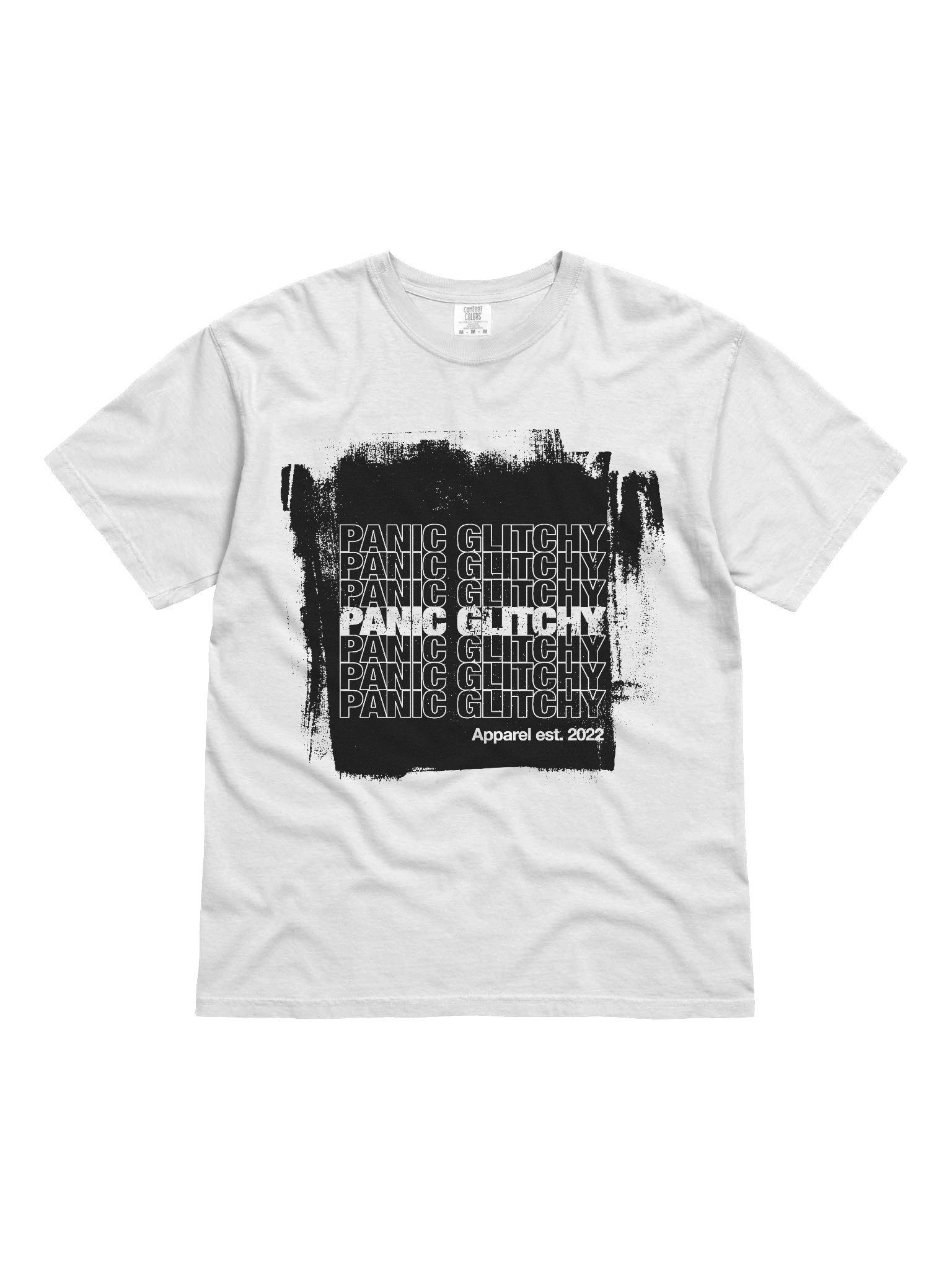 Panic Glitchy Grocery Ink Roller Tee product image (81)