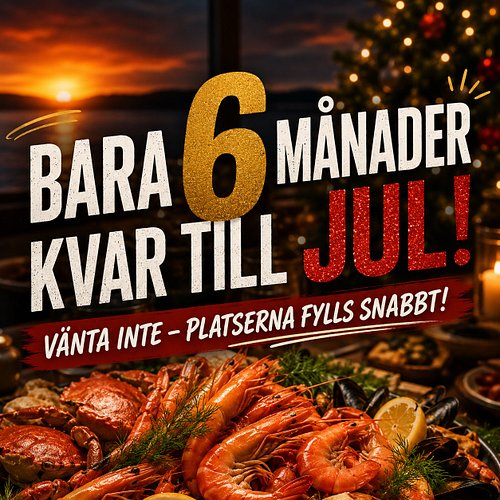🎄 BARA 6 MÅNADER KVAR TILL JUL… 😳

Hur länge vågar du vänta med att boka?

Den här veckan har vi redan fått 4 julbordsbokning...