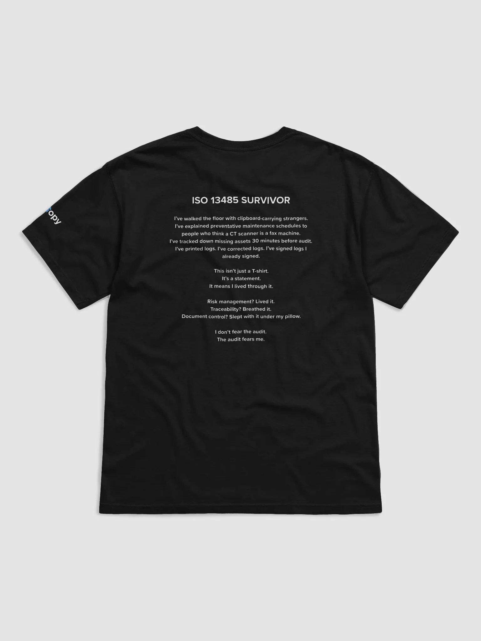 ISO-13485 Survivor Shirt product image (4)