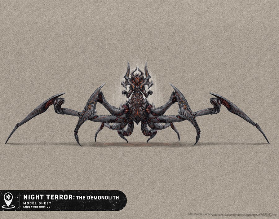 NIGHT TERROR: Demonolith Concept Art Print product image (1)