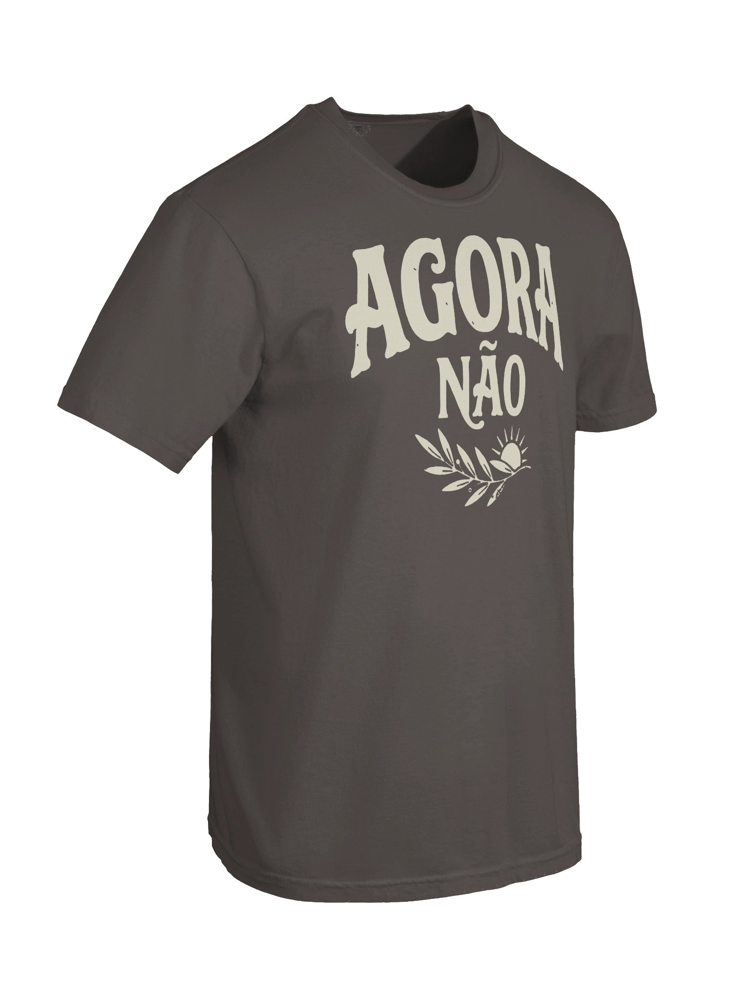 Agora Não Olive Branch Portuguese mens Shirt product image (28)