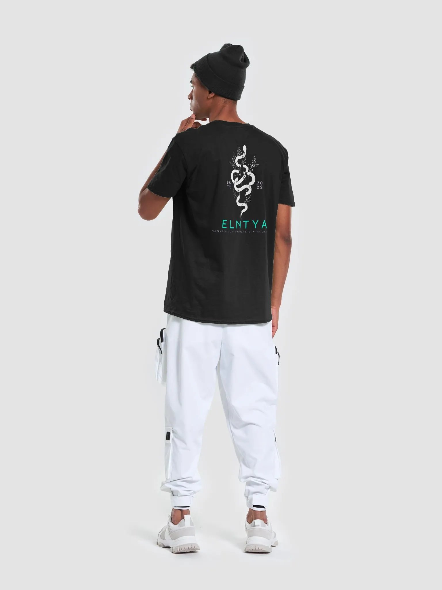 Lil El White Snek Logo Tee product image (6)