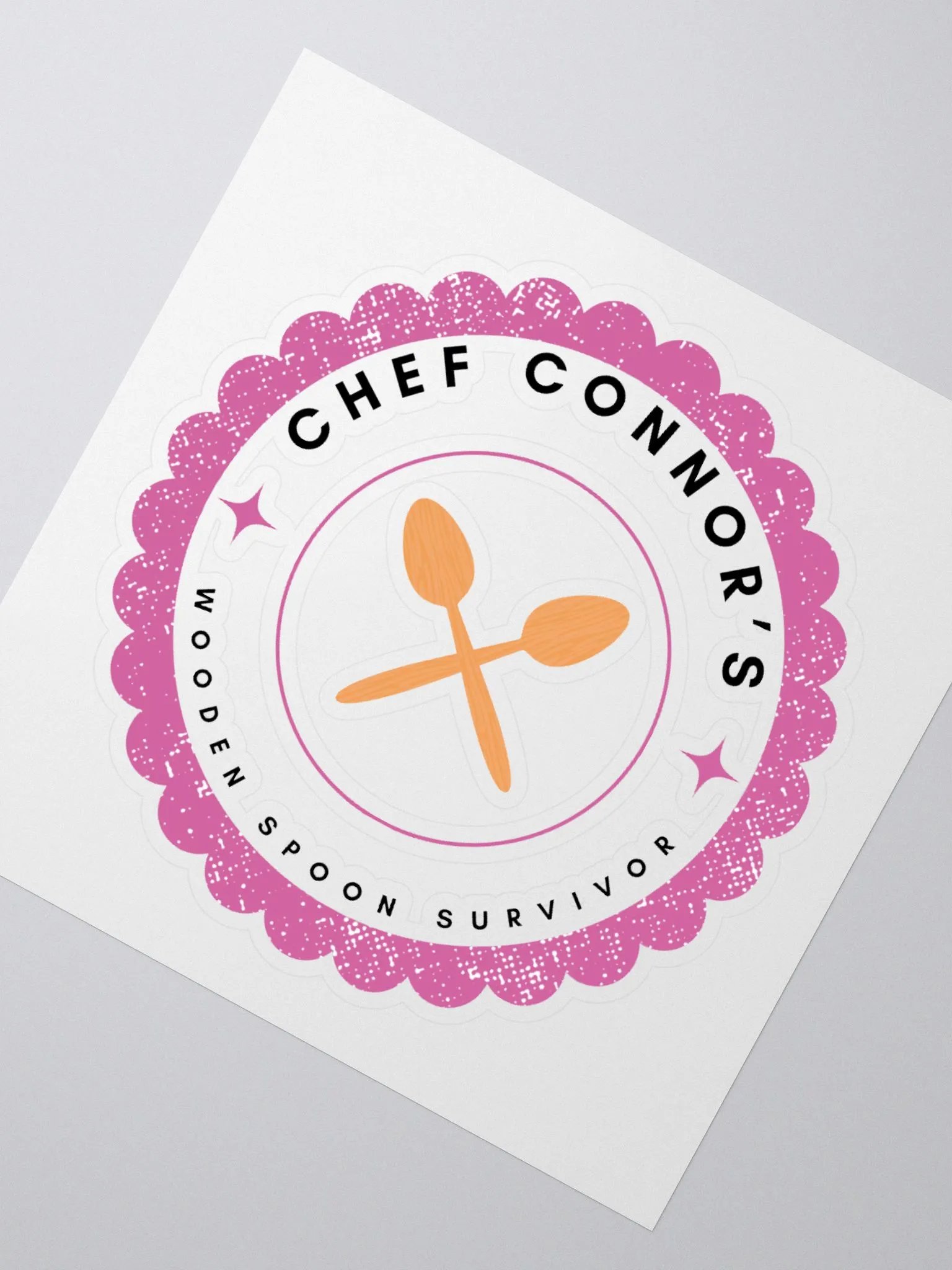 Chef Connor Kiss Cut Sticker product image (2)
