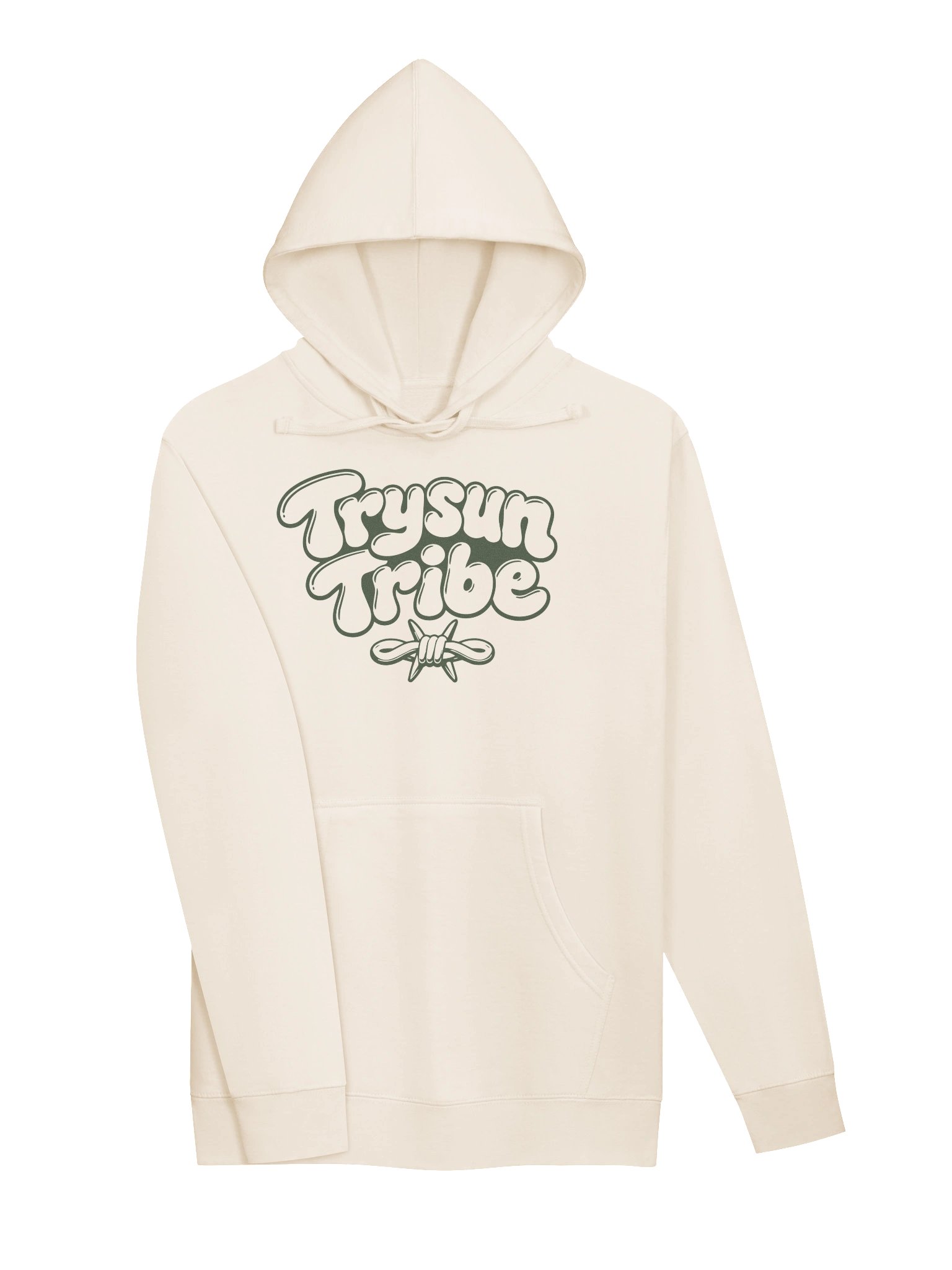 Trysun Tribe Bubble Hoodie Bone and Olives product image (3)