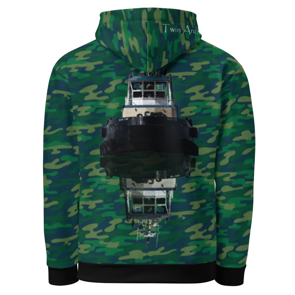 Tug Pacific Titan & Reflection (Teal Camouflage) – Performance Marine Wear | Twin Anchor Apparel North Current Line product image (11)