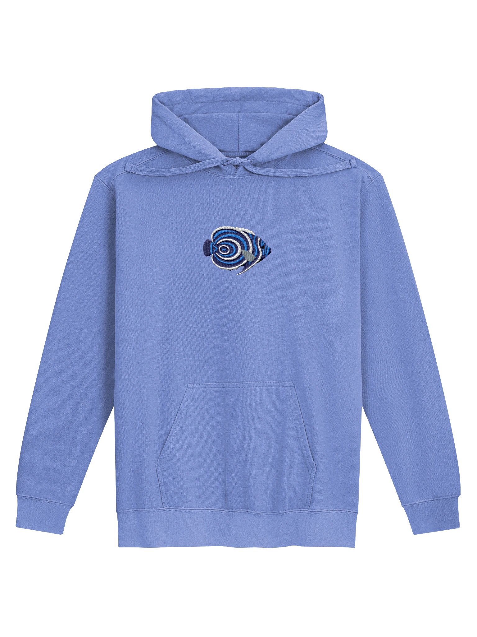 Juvenile Emperor Angelfish Premium Hooded Sweatshirt (Embroidered) for Reef and Marine Aquarium Lovers product image (13)