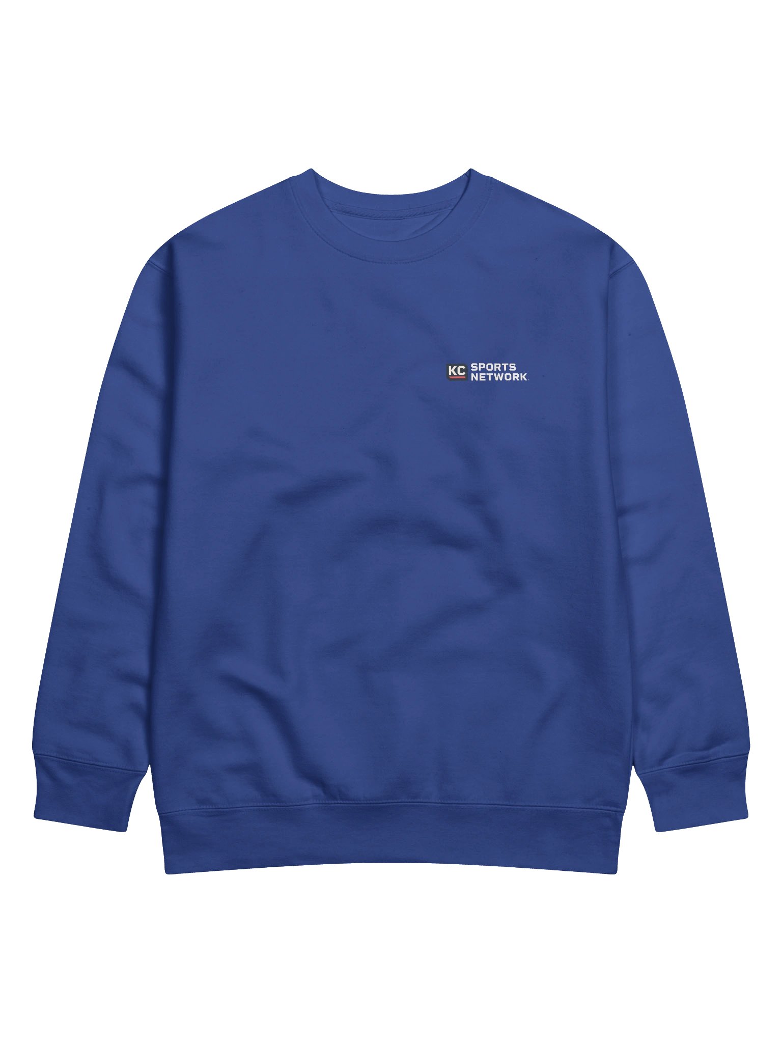 KC Sports Network Wordmark Small Logo Crewneck (White) product image (1)
